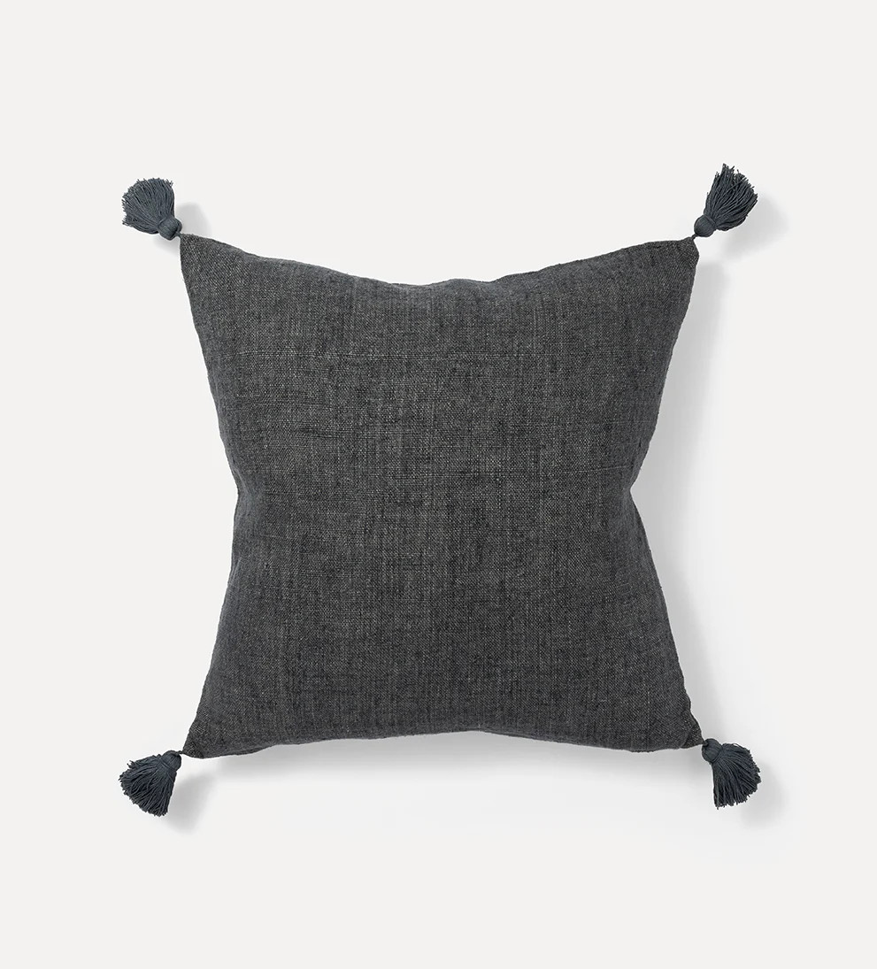 Montauk Pillow Charcoal | Le Maé by Lindye