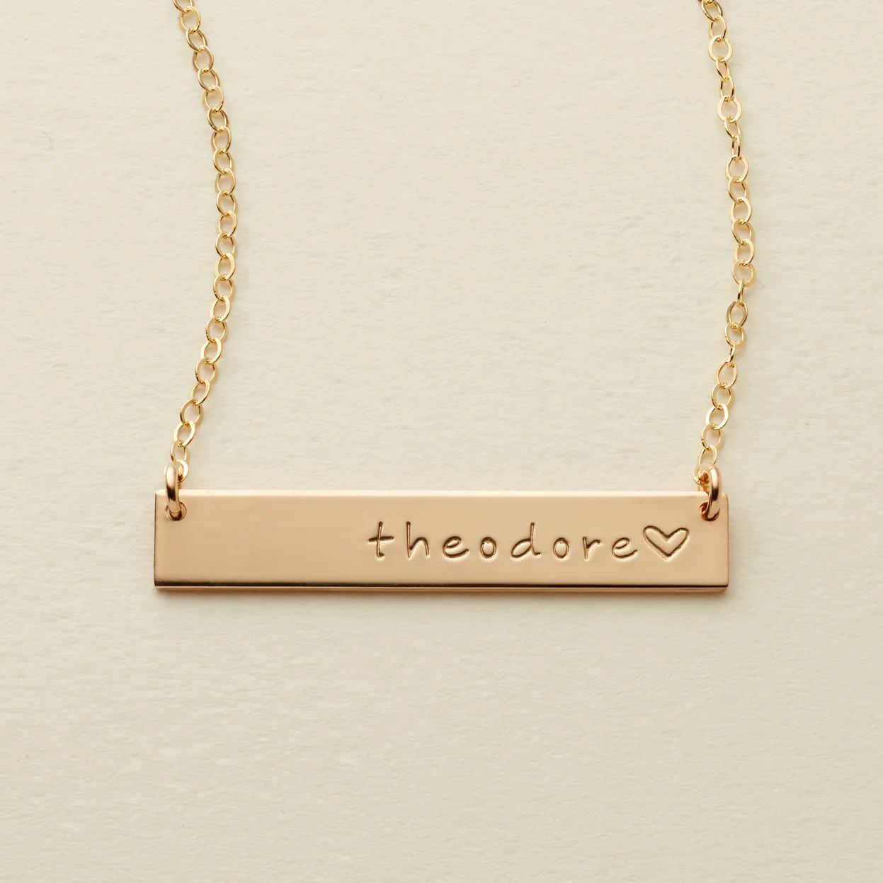 Name Bar Necklace | 1.25 | Made by Mary (US)