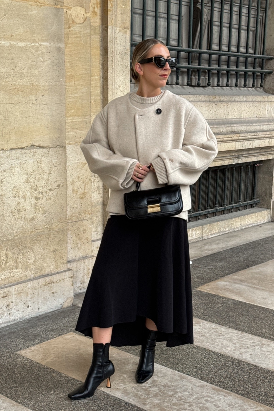 PFW outfit 🤍🇫🇷

Wool coat, wool jacket, black skirt, cream knit, fashion week, ankle boots 

#FashionMonth #LTKuk #LTKautumn