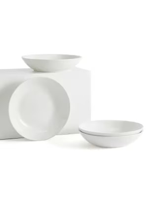 Set of 4 Porcelain Pasta Bowls | Marks & Spencer (UK)