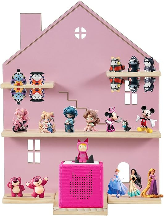 Tonie Shelf House for Toniebox,Magnetic Wooden Floating Shelves Compatible with Tonie Accessories... | Amazon (US)