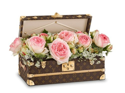 LV Louis Vuitton Malle Fleurs Trunk Box M41504 Monogram Leather Decoration | eBay | eBay US