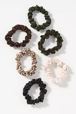 Satin Hair Ties, Set of 6 | Anthropologie (US)