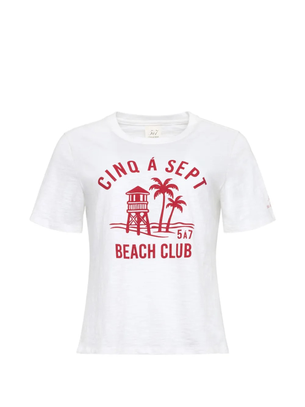 logo-print slub-texture T-shirt | Farfetch Global