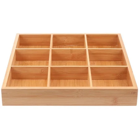 Homemaxs Tray Serving Divided Wood Platter Wooden Sushi Organizer Plate Dishes Box Trays Plates Japa | Walmart (US)