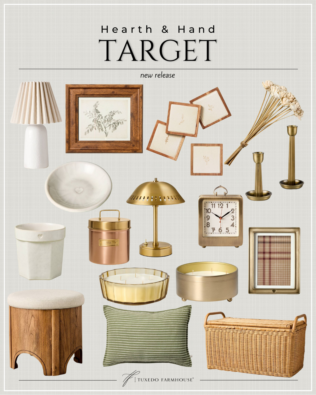 Target - Hearth & Hand

Part 1 of the new release!

Seasonal, home decor, candles, lams, trays, coasters, pillows, ottomans, clocks, frames, wall art 

 #LTKHoliday #LTKSeasonal #LTKHome