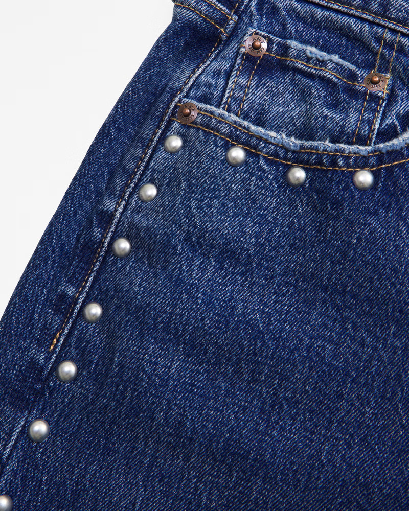 Curve Love Low Rise Baggy Jean | Abercrombie & Fitch (US)