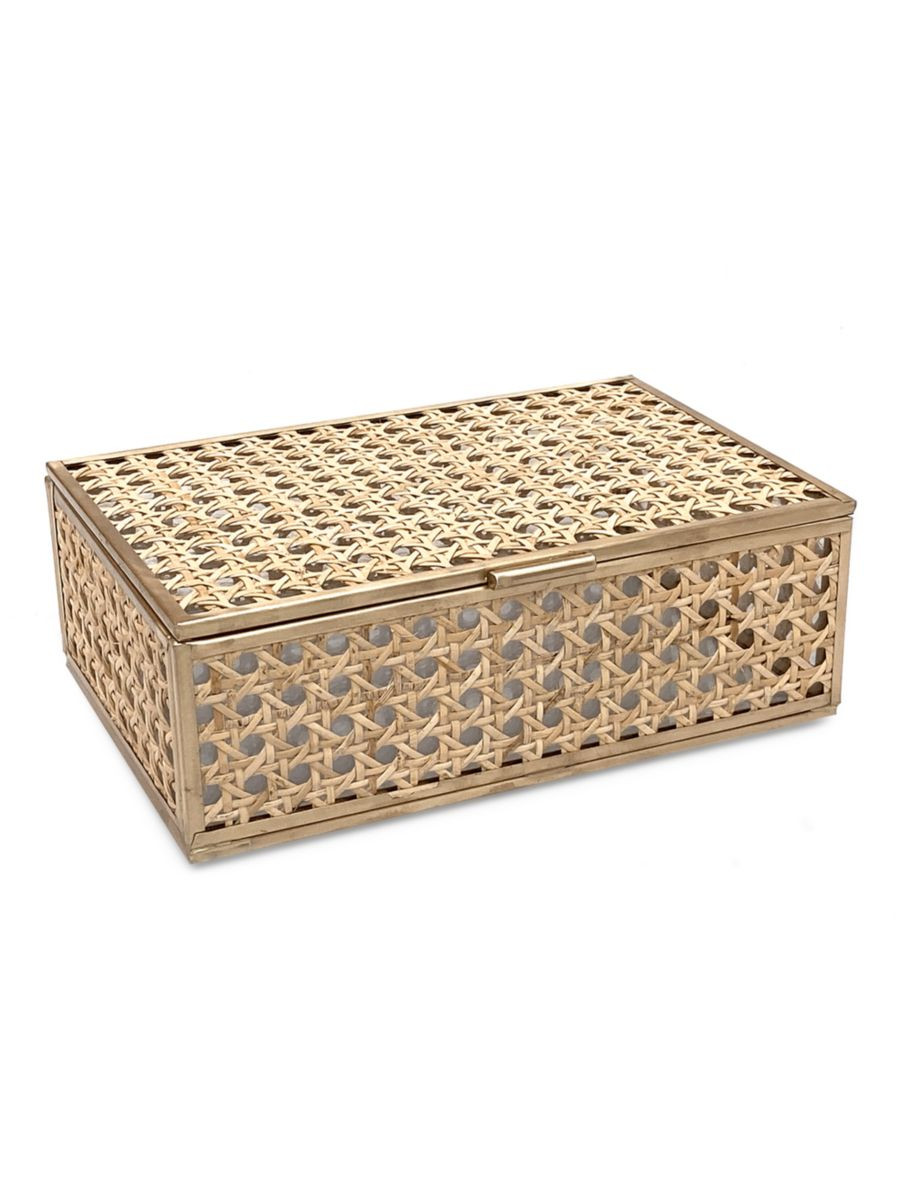 Anaya


Large Natural Cane Wicker Jewelry Decor Box | Saks Fifth Avenue