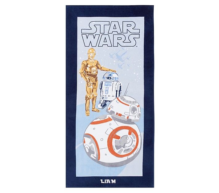 Star Wars™ Droid™ Kid Beach Towel | Pottery Barn Kids