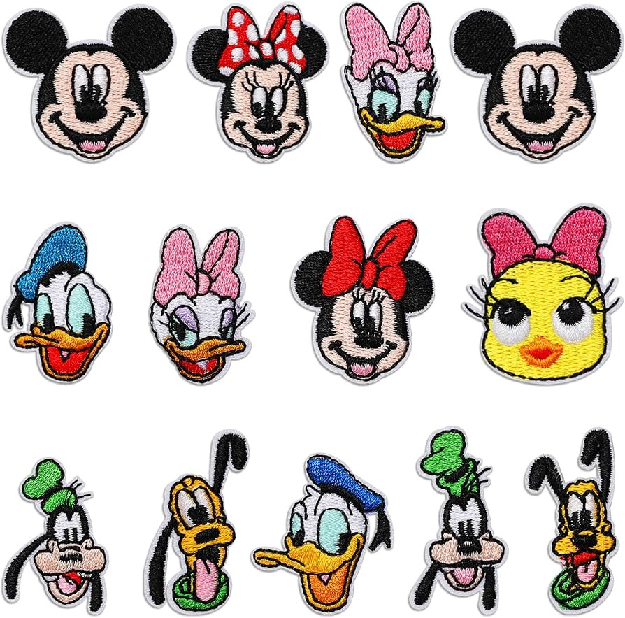 13PCS Kids Iron On Patches, Mini Cute Applique Embroidered Patches Decorative Repair Decals for C... | Amazon (US)
