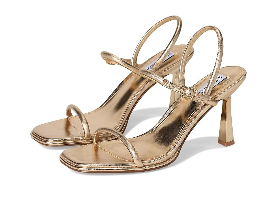 Steve Madden Zenn Women's Wedge Shoes Gold Leather : 5.5 M, Leather/Synthetic | Zappos