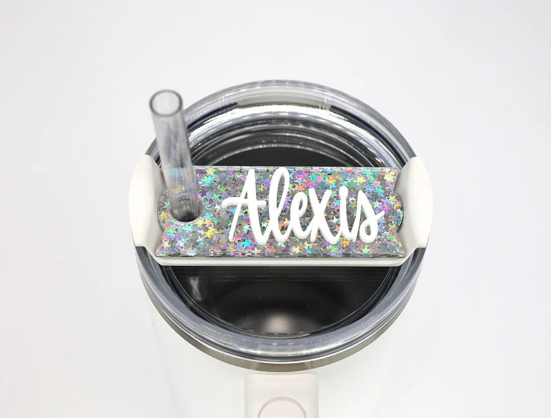 Personalized Name Tag for Tumbler Lid 20 Oz 30 Oz 40 Oz Stanley Quencher H2.0 Cup Accessory - Ets... | Etsy (US)