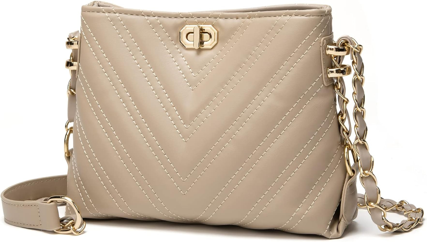 Small Crossbody Bags for Women Purses Fashion Leather Lightweight Handbags Shoulder Bag | Amazon (US)