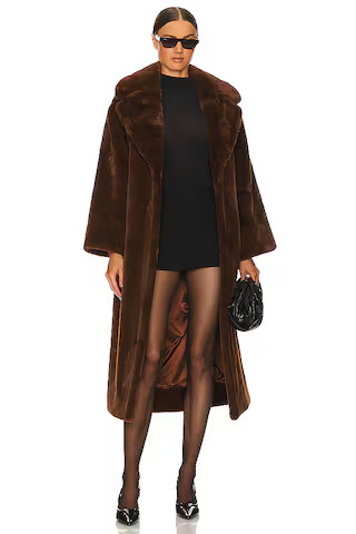 Song of Style Mattea Coat in Cognoc Brown from Revolve.com | Revolve Clothing (Global)