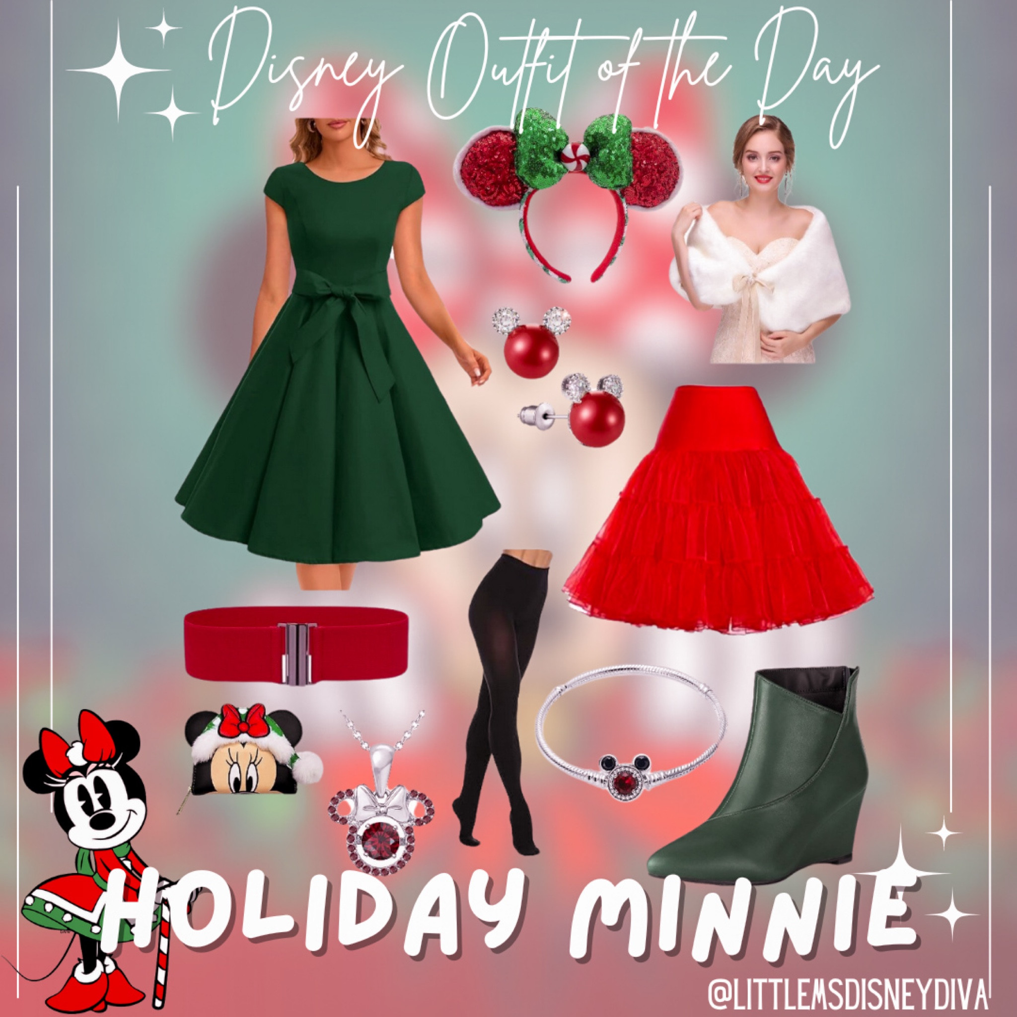 Holiday Minnie Disney Bound Outfit Inspiration 

#LTKHoliday #LTKMidsize #LTKTravel