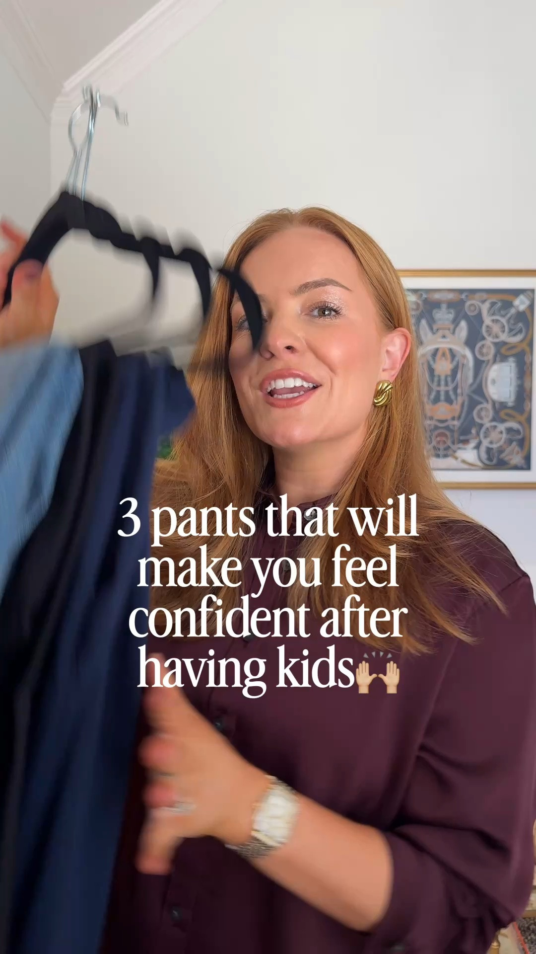 Pants that move with you and don’t restrict you! @Spanx has the best pants for after having a baby because they conform to your body! Stretchy at the waist but polished and chic!