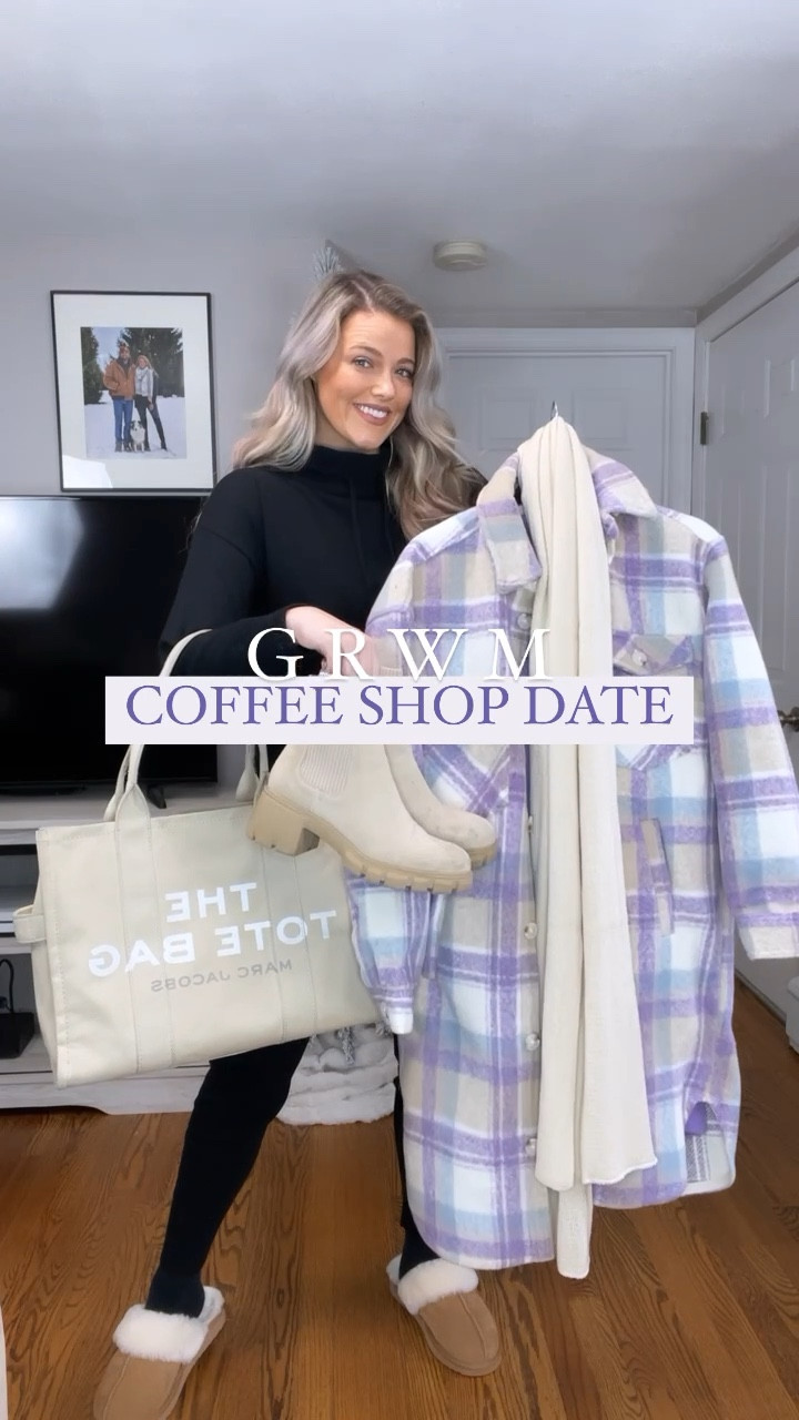 GRWM winter coffee shop date 💜

#LTKunder50 #LTKSeasonal #LTKstyletip