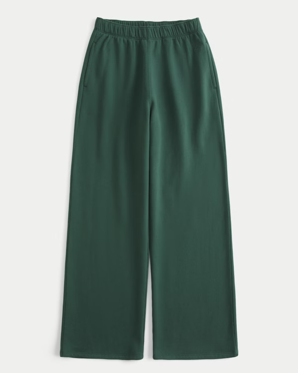 Hollister Feel Good Fleece Wide-Leg Pants | Hollister (US)