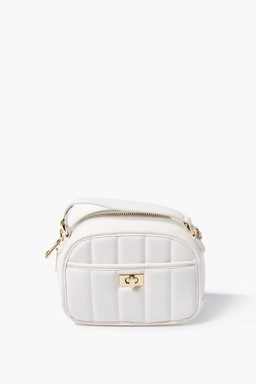 Quilted Faux Leather Crossbody Bag | Forever 21 (US)