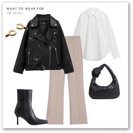 A chic flared trousers, shirt & leather jacket look 🫶

#LTKSeasonal #LTKstyletip #LTKeurope