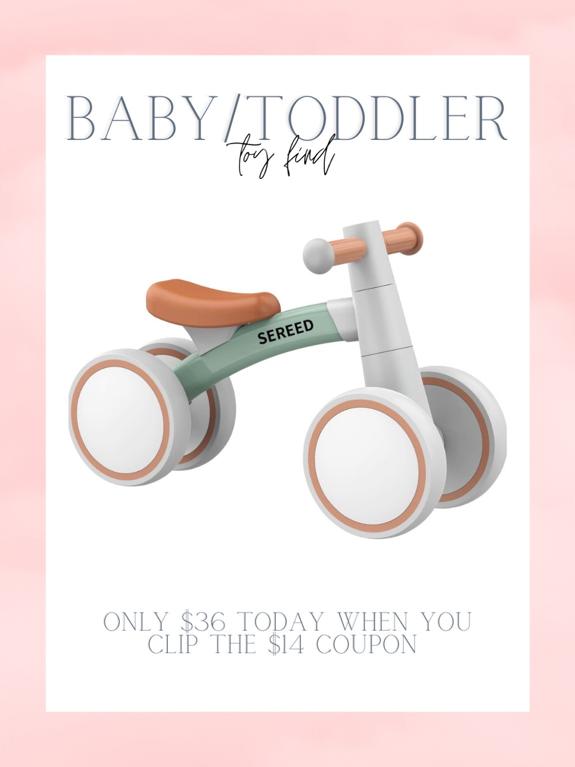 UNDER $50 | Once our daughter turned about 18 months, she was obsessed with this balance bike. She rides it all over the house 

toys, baby gift, toddler gift, one year old, two year old, three year old, baby registry, birthday gift, Christmas gift, amazon find, Montessori, counting toy, developmental toy, teaching toy, baby boy, baby girl

#LTKunder50 #LTKkids #LTKFind