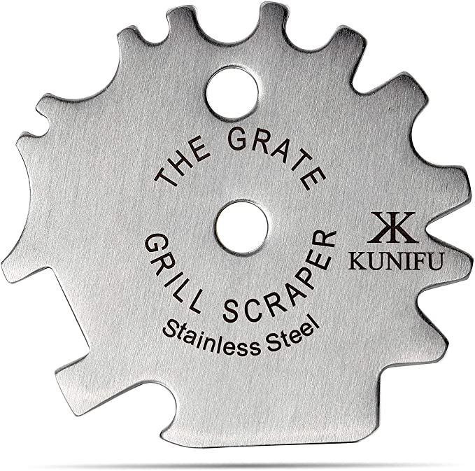 KUNIFU BBQ Grill Scraper, Stocking Stuffers, Bristle-Free for Griddle, Kitchen Gadgets Cleaner, C... | Amazon (US)