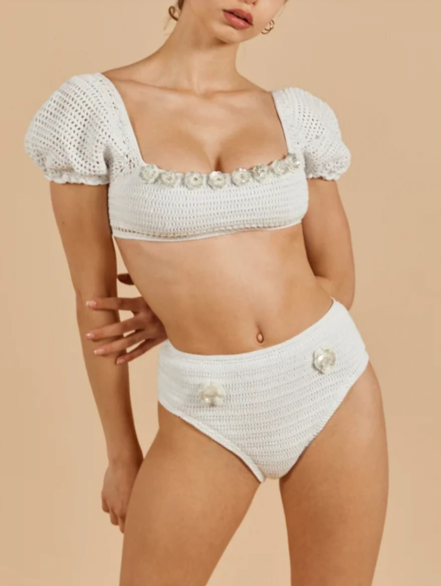 Lili Bikini in White | Gigi & Olive