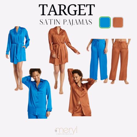 Target Satin Pajamas Set Satin PJs Satin Pajamas Target Pajamas Brown Satin Pajamas Blue Satin Pajamas Matching Pajama Set Satin Robe Target Finds Viral Pajamas #targetpajamas #satinpajamas #satinmatchingset #target

#LTKunder50 #LTKstyletip #LTKFind
