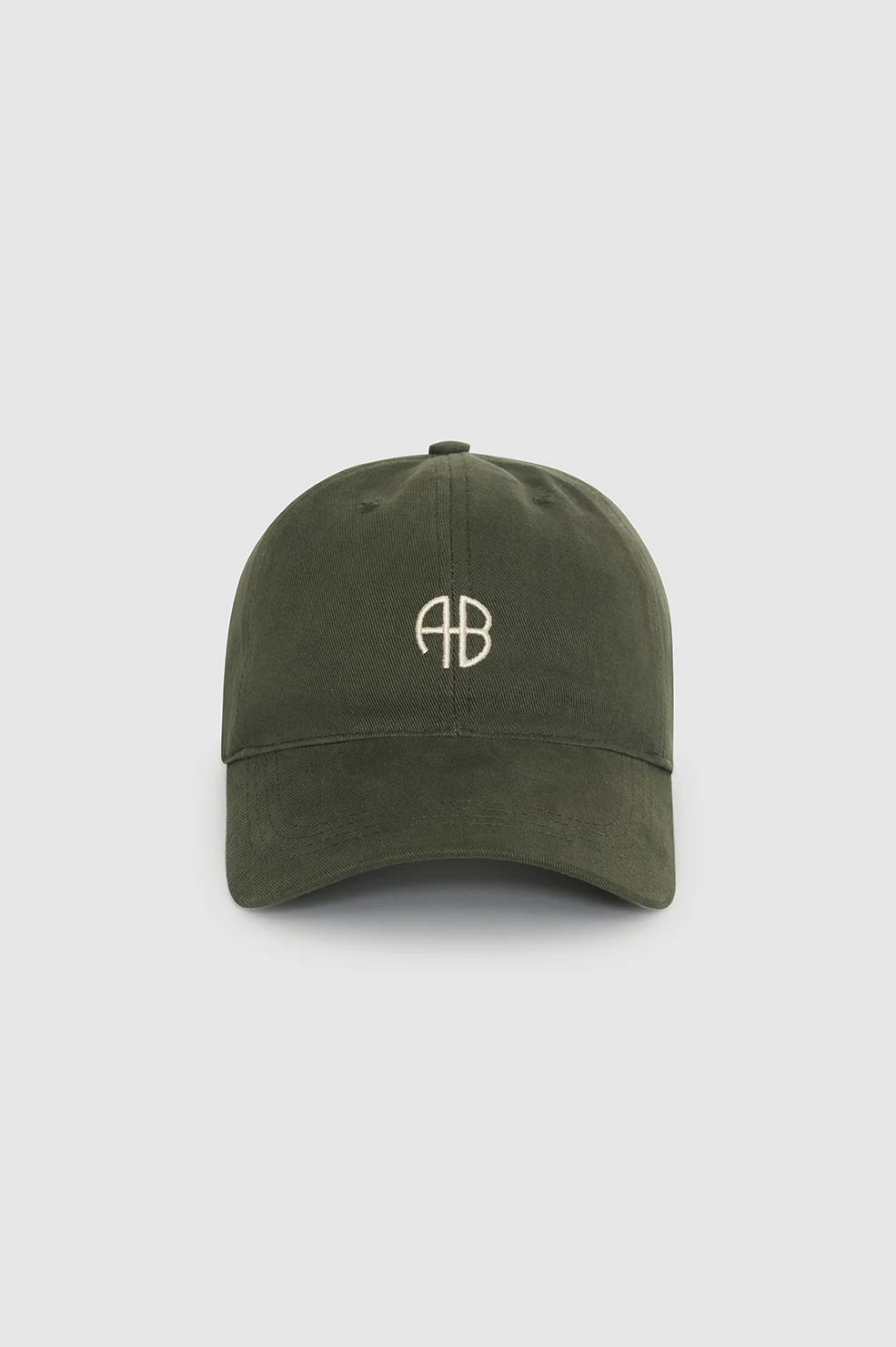 Jeremy Baseball Cap AB - Dark Olive | Anine Bing