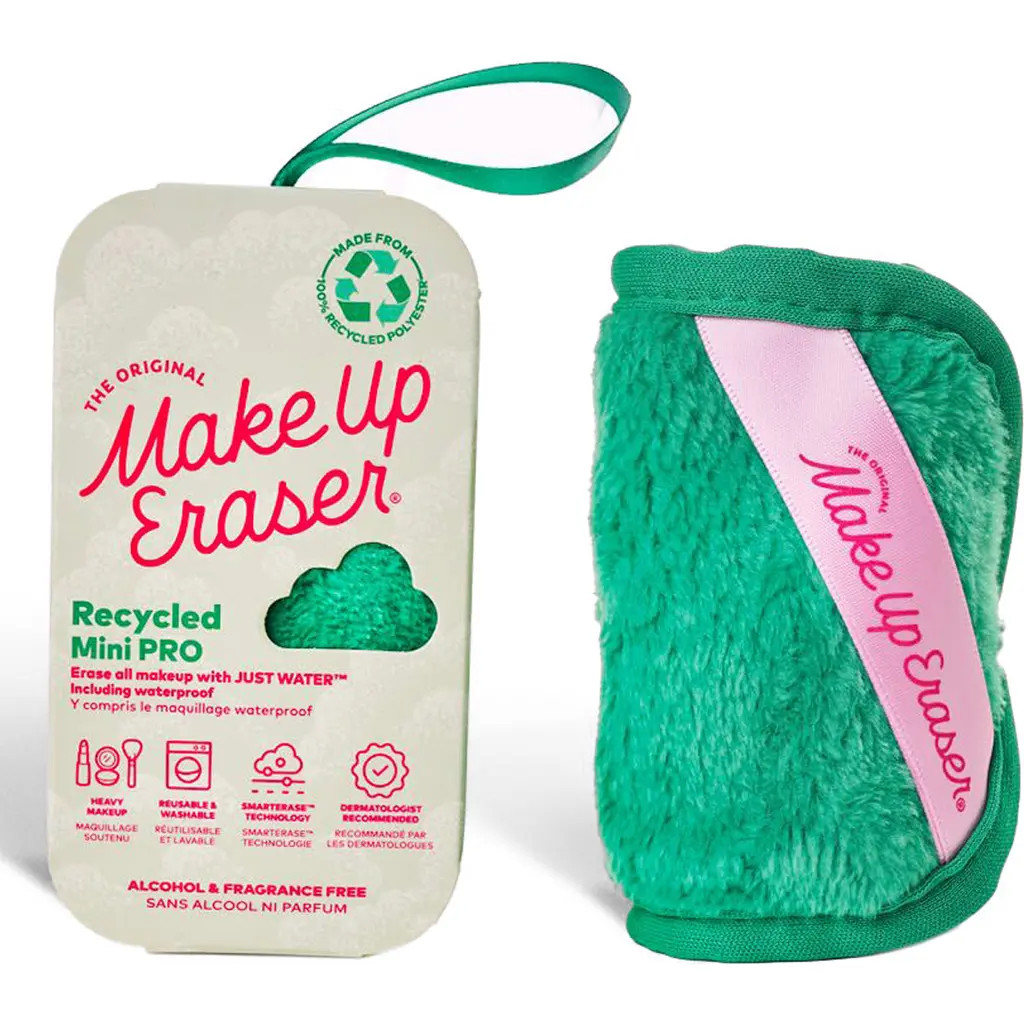The Original MakeUp Eraser Recycled MiniPRO Cloth & Reusable Laundry Bag in Recycled Green at Nordstrom | Nordstrom
