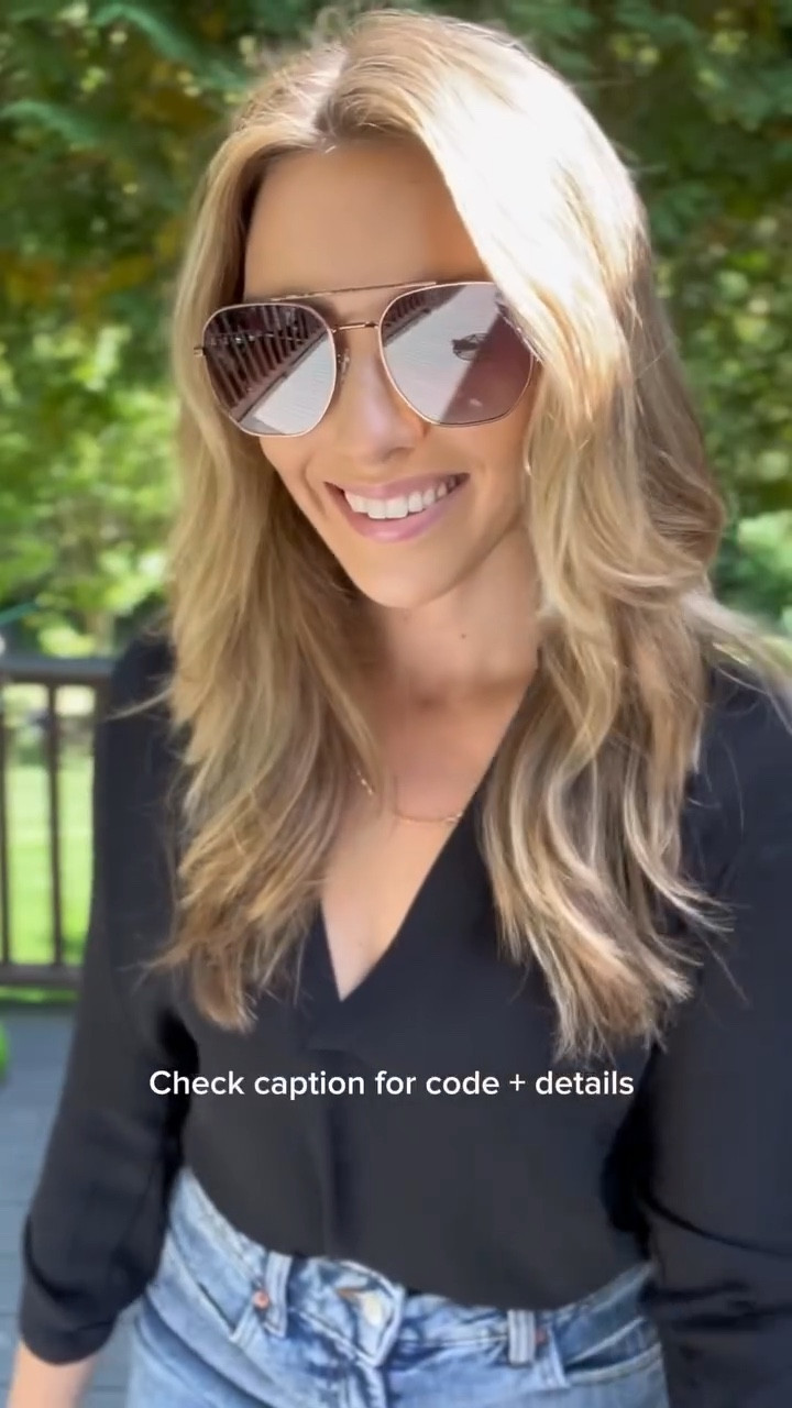 ✨Comment sunnies for links! Use code KATIESJ10 for 10% off. 

My new favorite sunglasses sent from @sojosvision 🤩 so glad I went a bit outside my comfort zone and tried some new styles! 

Wearing the Retro Trendy Oval Frames in Brown/Gold + the Classic Square Aviators in color Brown/Gradient Brown

Which pair do you like the best!? 😎

#sojos #amazonsunglasses #ovalsunglasses #aviatorsunglasses #brownsunglasses #trendysunglasses #amazonfashion #sunnies #sunglassess #sunglassstyle #sunglassestrend