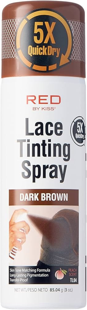RED By Kiss Lace Tinting Spray, Quick Dry & Skin Tone Matching for Lace Wig, Transfer-proof, No S... | Amazon (US)