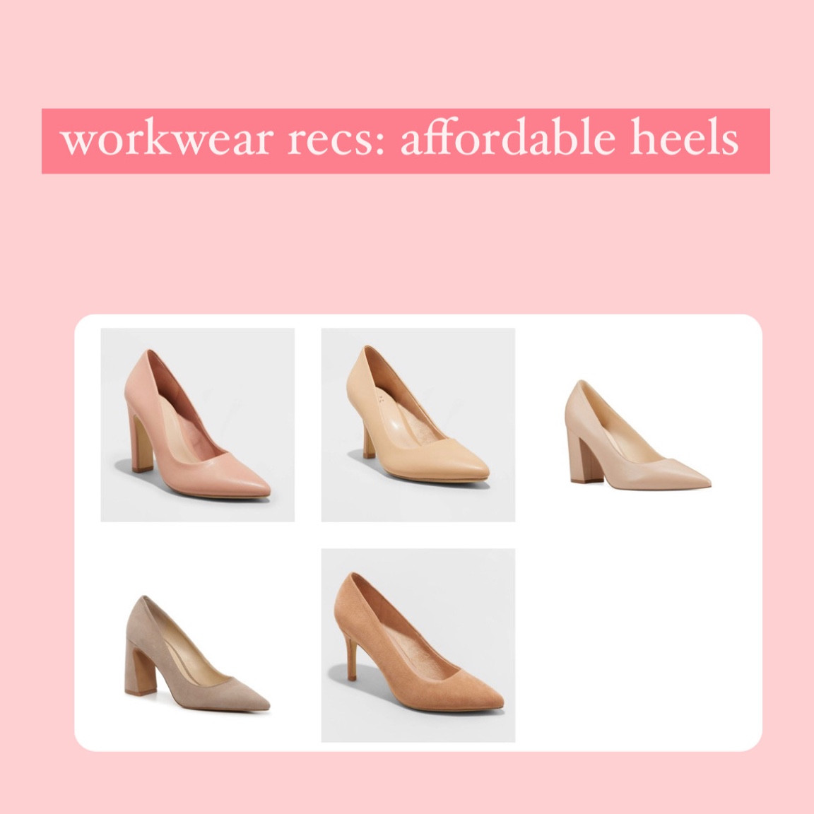 #LTKworkwear #LTKunder50 #LTKshoecrush