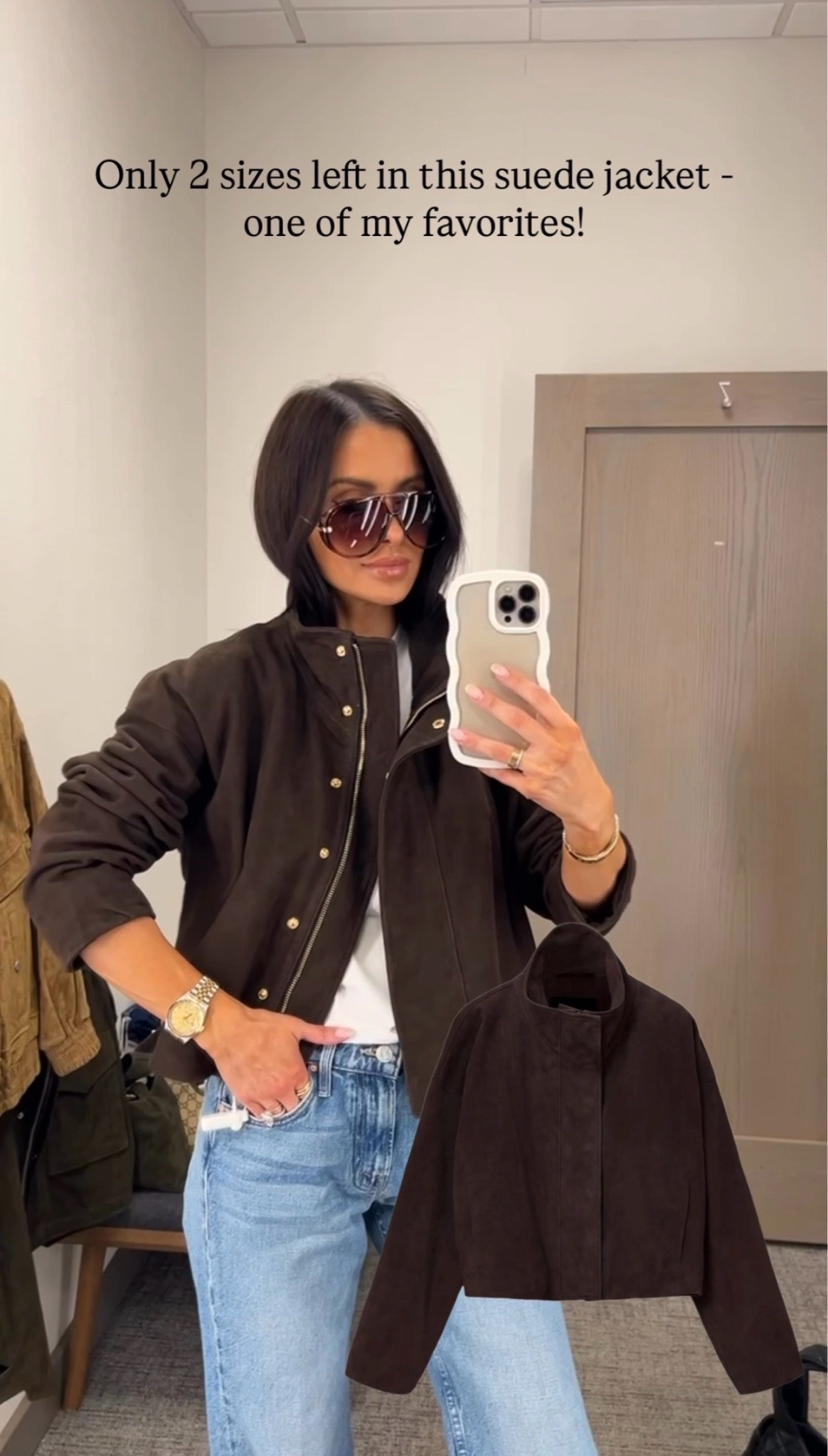 Nordstrom anniversary sale picks still in stock 
AllSaints suede jacket wearing an xs

#nsale #nordstrom

#LTKSaleAlert #LTKOver40 #LTKootd