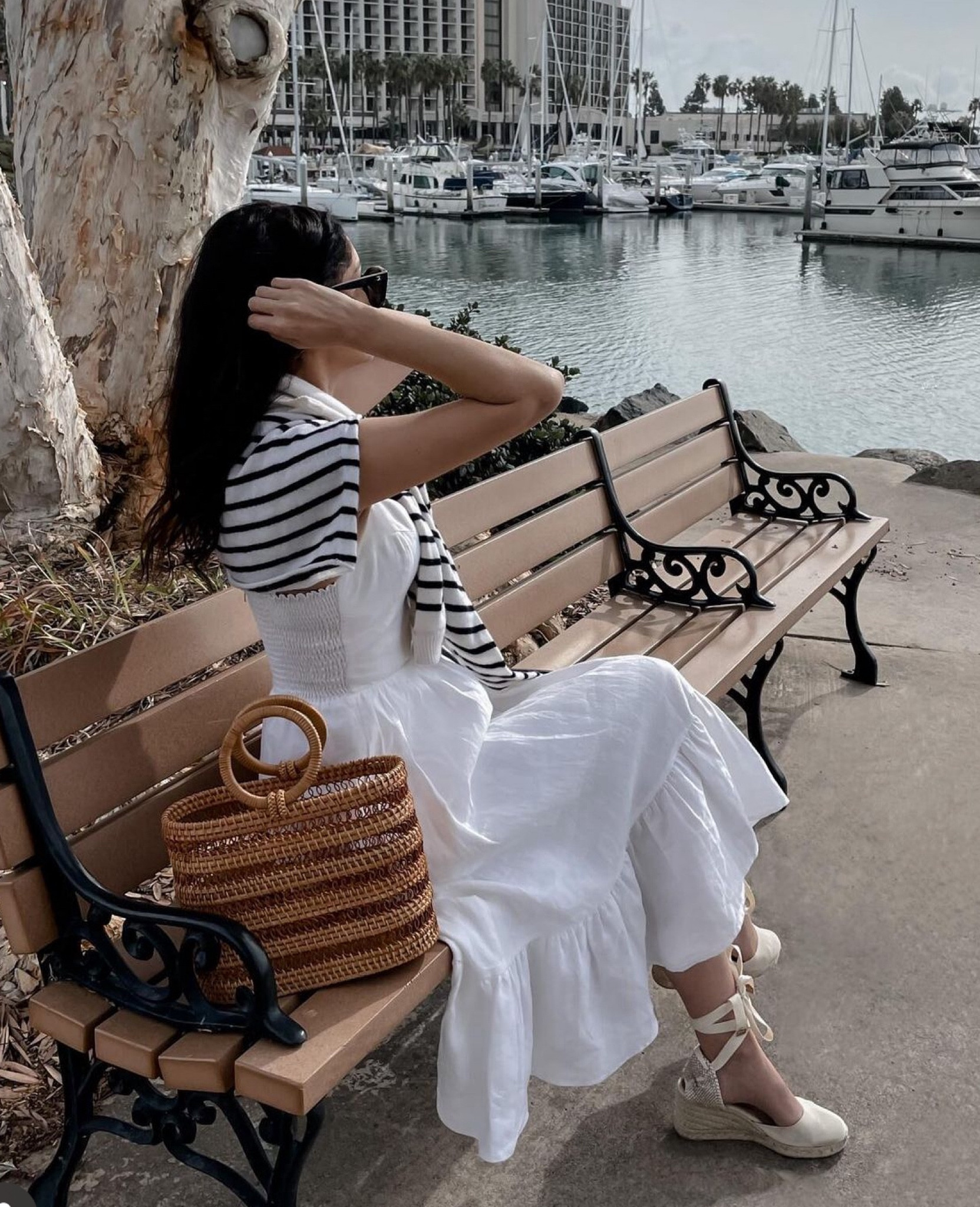 chinese dress ladies REFORMATION White Balia Linen Dress Us2 UK 6 – Reliked main image 1
