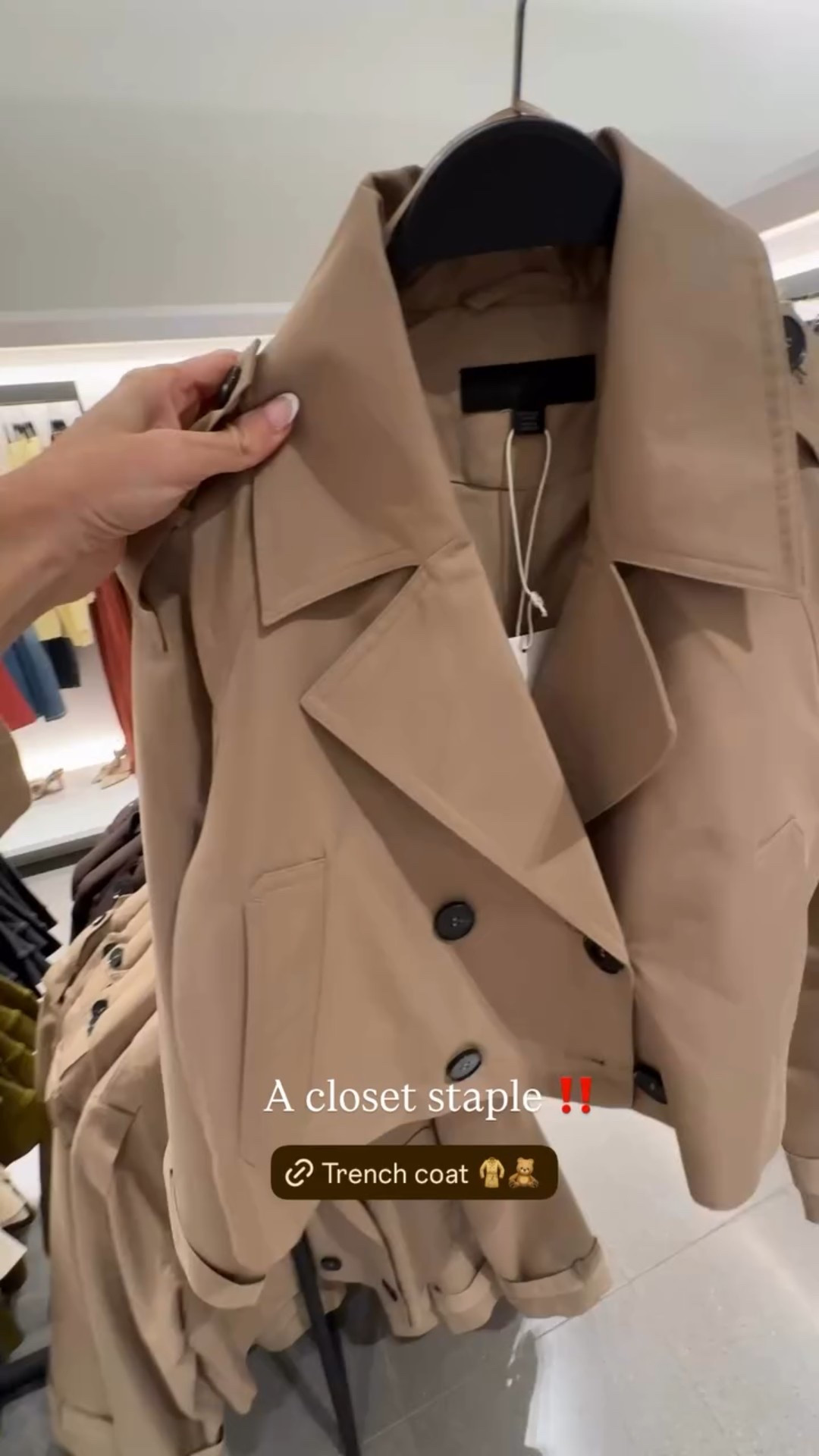 A closet staple ‼️
Trench coat fall staples basic coats jacket beig Zara affordable 

#LTKworkwear #LTKstyletip #LTKcanada