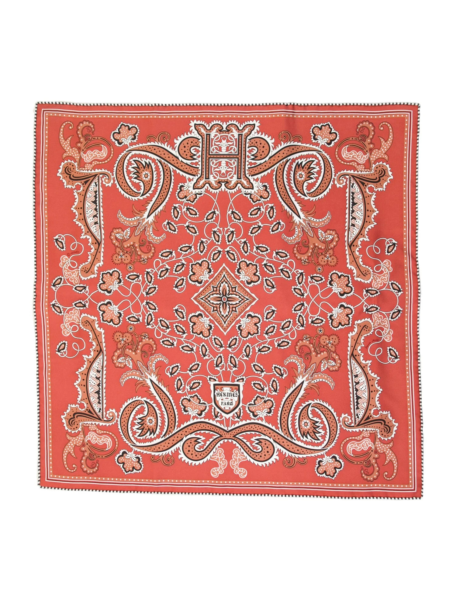 H Enlumine Bandana Silk Scarf w/ Tags | The RealReal