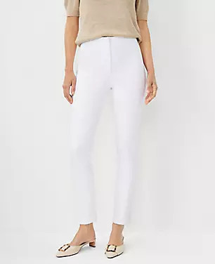 The Petite Audrey Crop Pant in Stretch Cotton | Ann Taylor (US)