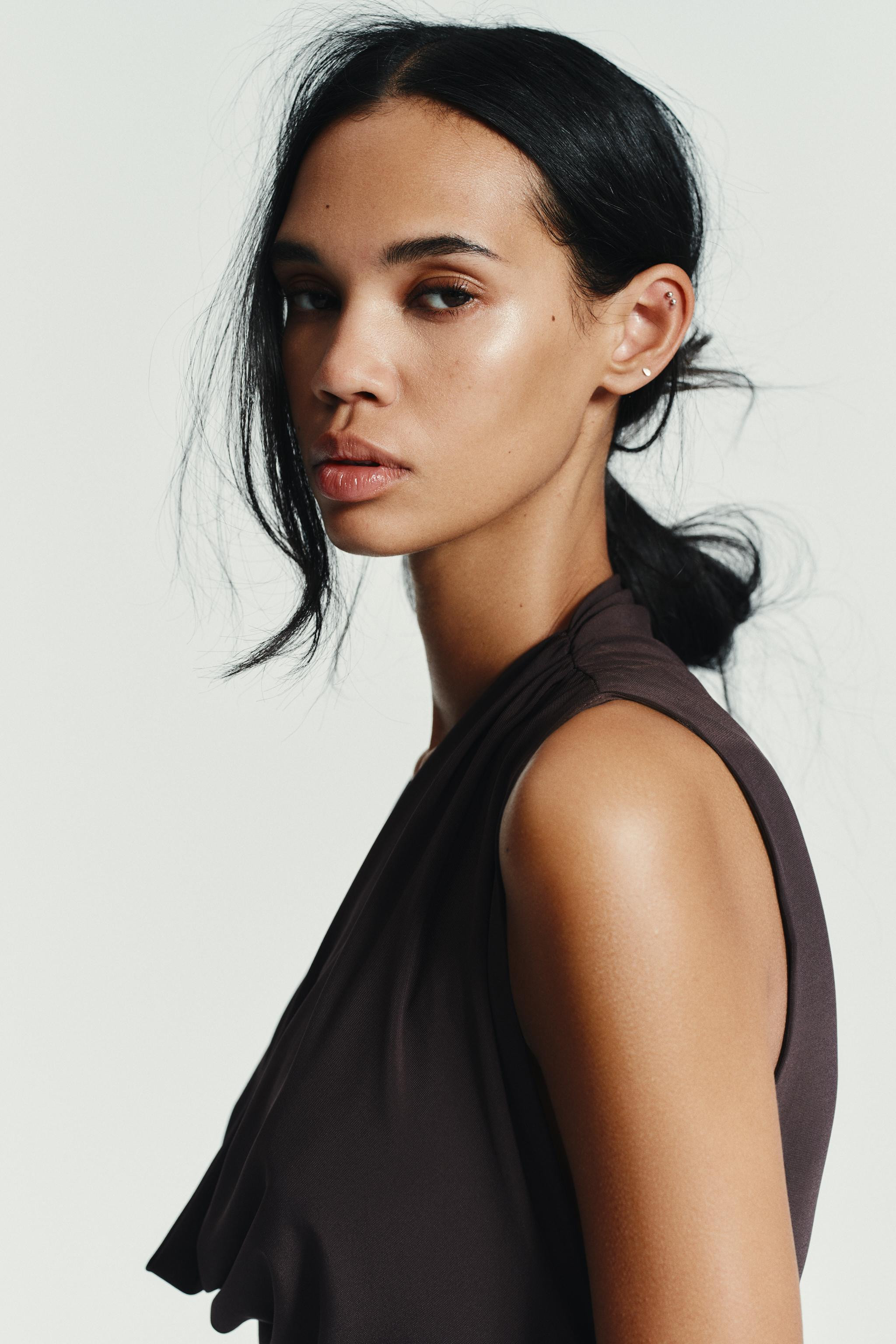 RUCHED MIDI DRESS | Zara US