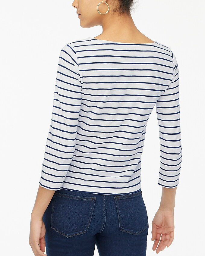 Striped boatneck tee | J.Crew Factory