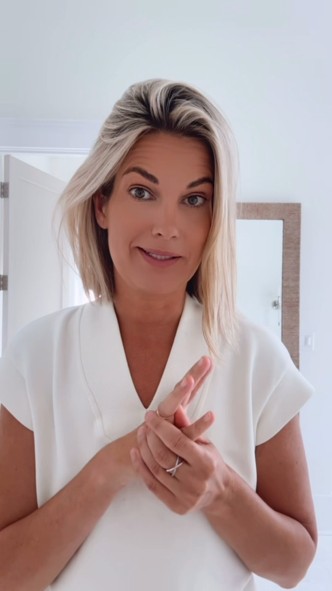 One of the few pieces of jewelry I truly never take off. I keep my @analuisa ring on for pool days, showers, workouts and it still looks as good as the day I got it. Simple enough to wear every day but still feels special. Also sharing the two tone earrings I’ve been wearing a lot lately. 

#ad

#LTKOver40 #LTKgrwm #LTKmomlife