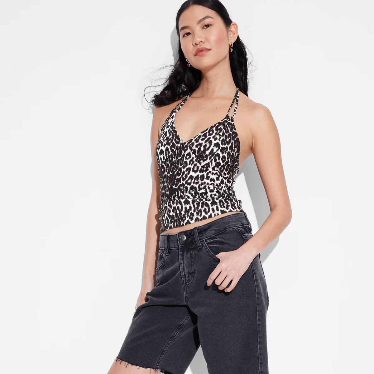 Women's Halter Graphic Cami - Wild Fable™ | Target