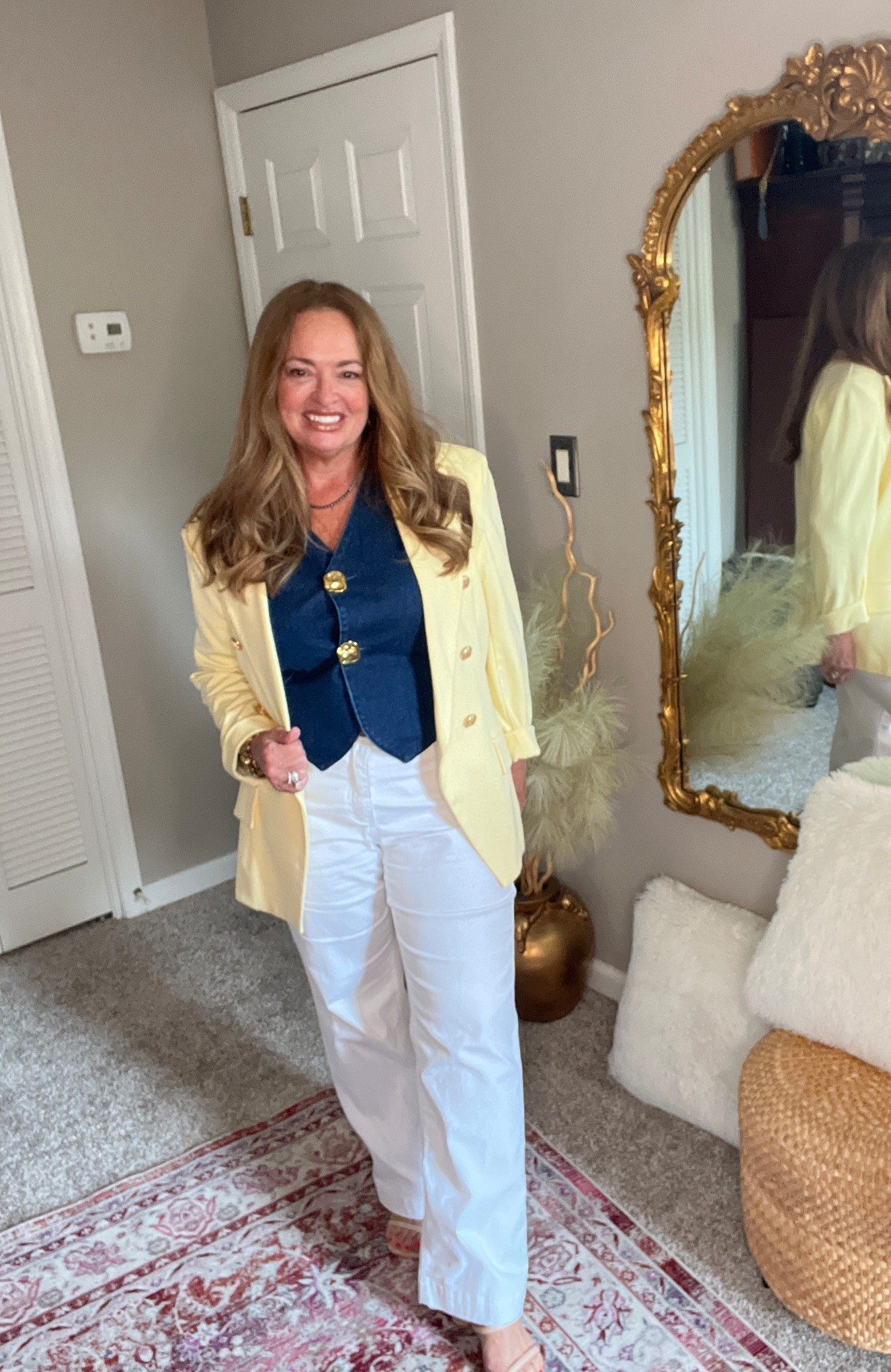 3 color combo rule. 

#LTKMothersDay #LTKootd #LTKWorkwear