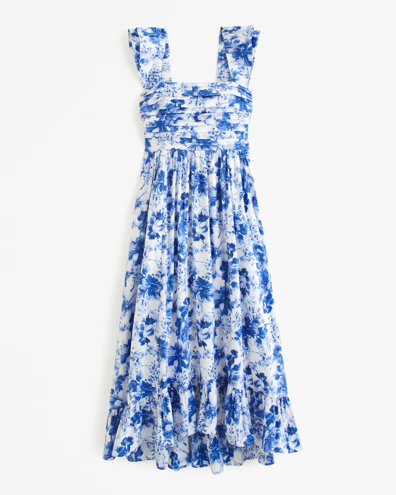 Women's Emerson Ruffle Strap Maxi Dress | Women's Dresses & Jumpsuits | Abercrombie.com | Abercrombie & Fitch (US)