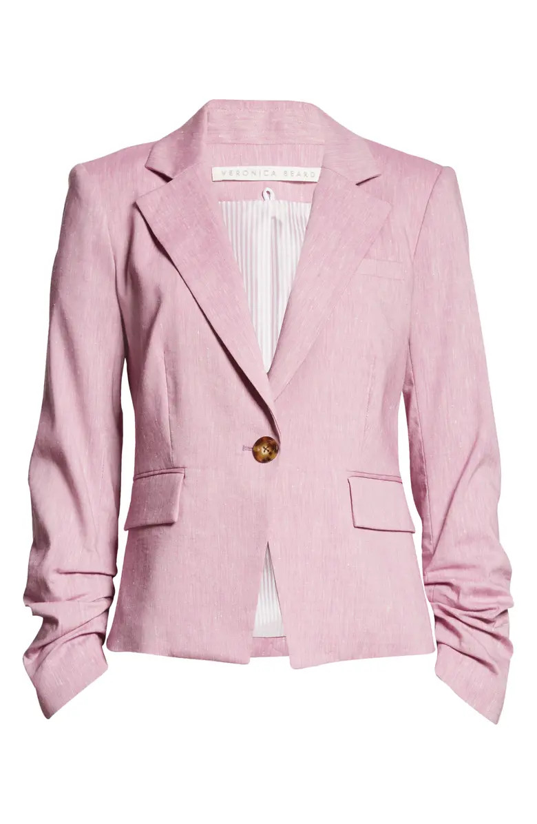 Aaliyah Linen Blend Dickey Jacket | Nordstrom