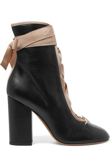 Lace-up leather ankle boots | NET-A-PORTER (UK & EU)