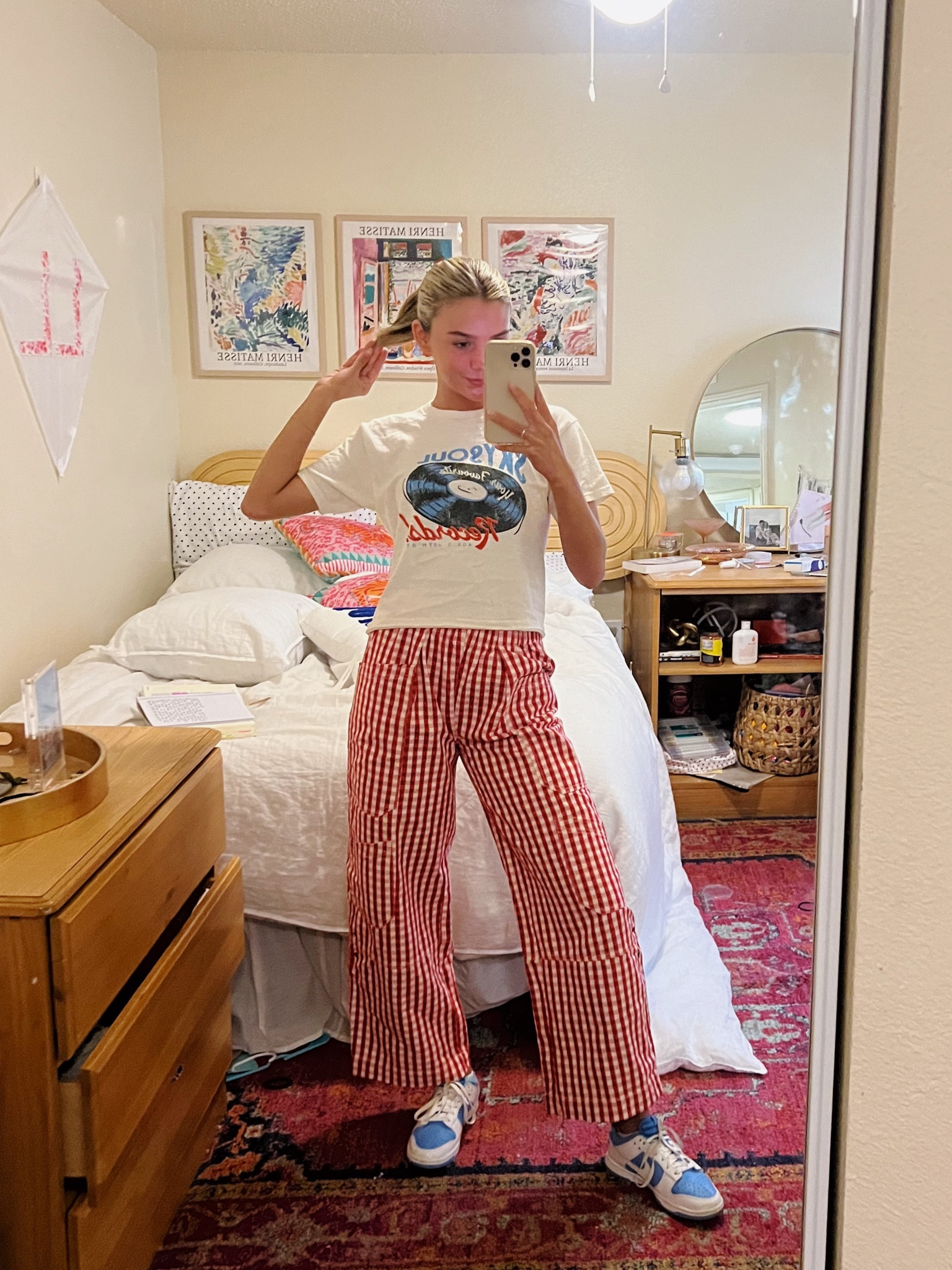 wearing an XS in the pants and a S in the top! 