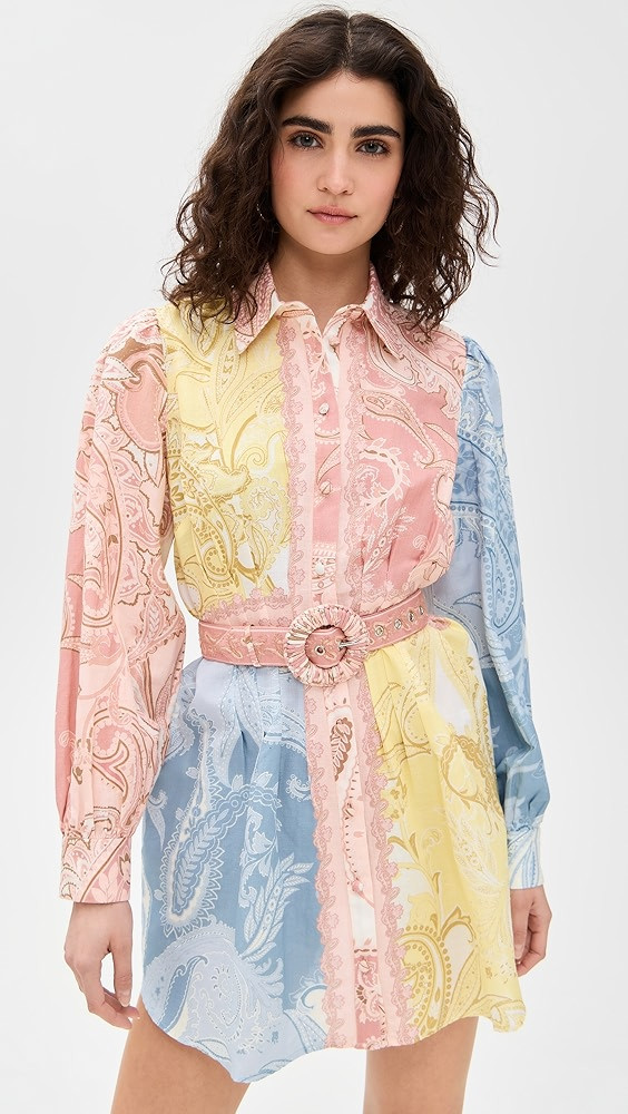 Hemant and Nandita Short Dress with Buckle Belt | Shopbop | Shopbop