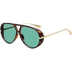 Trendy Oversized Aviator Sunglasses for Women Men Retro Big Round Shield Sun Glasses Vintage Shad... | Amazon (US)