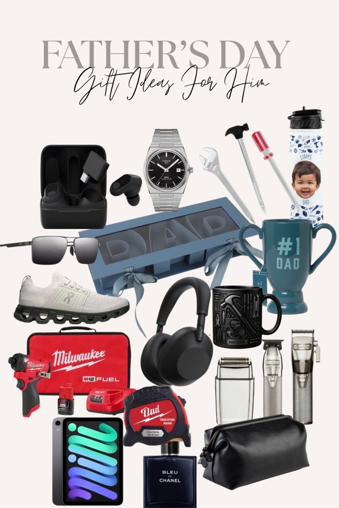 Father’s Day gift ideas for him ✨ 

#giftideasforhim #fathersday #fathersdaygifts #giftsforhim #giftideasforhim #dadbox #personalizedgifts #personalizedgiftideas #walmartfinds #maujim #mens #sneakersforhim #oncloud #Milwaukee #toolgiftideas #personalized #sonyheadphones #earbuds #Tissotwatch #menswatch #mensshoes #shavingset #etsyfinds #amazonfinds #babyblisspro #mensgroomingset #giftguideforhim #fathersdaygiftguide

#LTKSaleAlert #LTKMens #LTKSeasonal